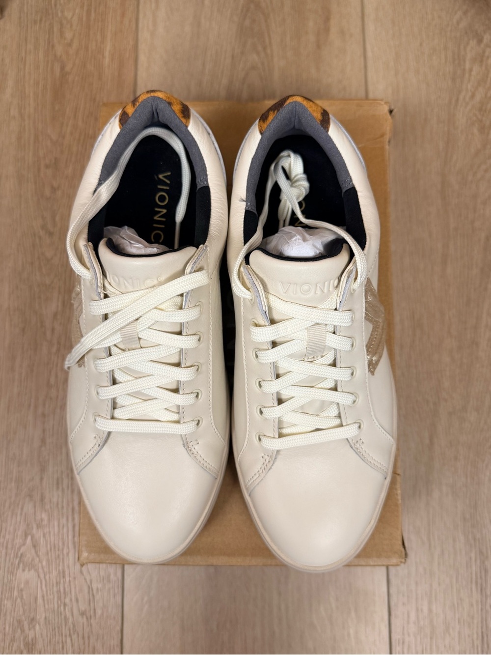 NIB Vionic Kearney Lace 2.0 Cream Women’s Size 8.5 Wide - Picture 3 of 10
